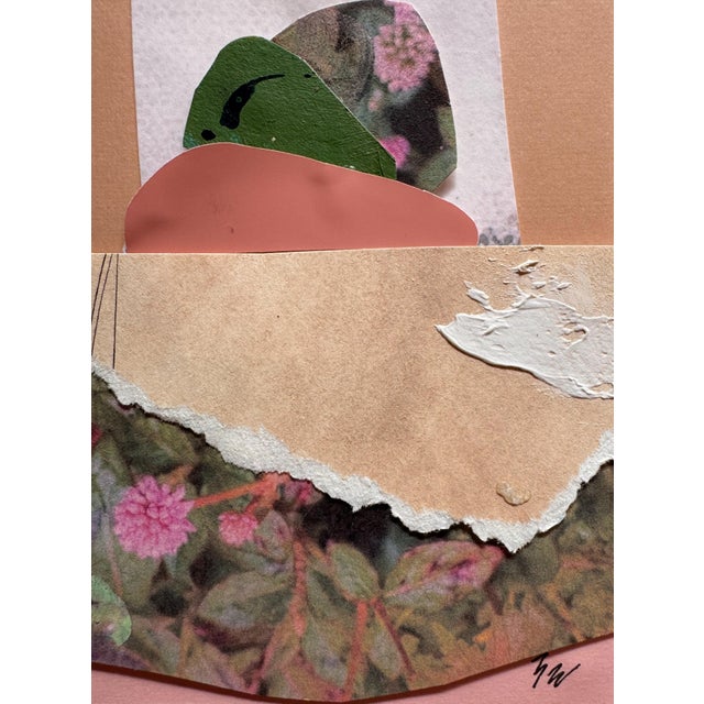 "Into the Sun 4" Original Mixed-Media Collage on Paper by Zac Woodiel For Sale - Image 9 of 10
