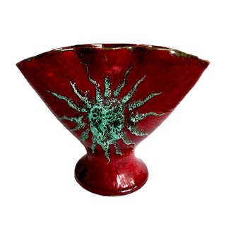 Vase by Auro Salvaneschi for Baratti Bruno, 1950s For Sale