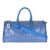 Blue Goyardine Canvas Croisière Boston 50 For Sale