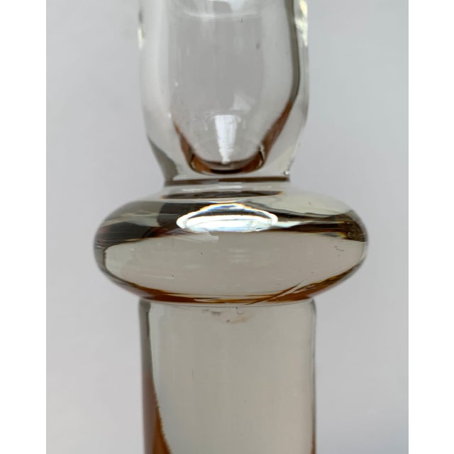 Vintage Glass Candleholder, 1970s, Set of 2 For Sale - Image 17 of 18