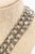 Chanel Rock Stud Silver 3 Row Metal Link v Necklace Signed 1990's For Sale In Miami - Image 6 of 12