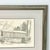 Mid 20th Century Mid-Century Americana Rustic Lithograph From Pencil Drawing, Covered Bridge Framed. For Sale - Image 5 of 13