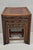 Vintage Chinese Carved Hardwood Curved Frame Oriental Nesting Side Tables with Leaf Carved Skirts- Set of 4. Circa Mid...