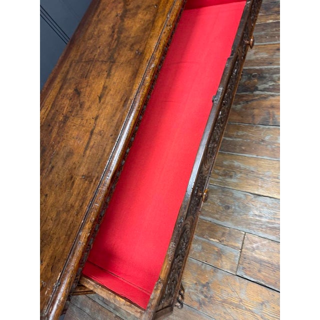 Early 17th Century Italian Walnut Cassettone, 1640s For Sale - Image 14 of 16