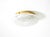 Swirl Flush Mount in Glass and Brass Base, 1980s For Sale - Image 4 of 18