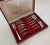 1960s A Vintage New Set of 9 Silver Pastry Forks, Art Deco For Sale - Image 5 of 12