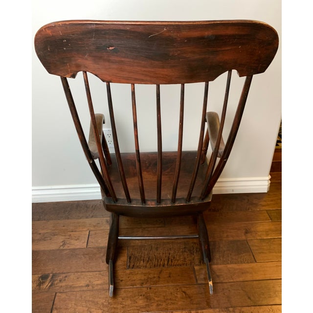 Traditional Mid 19th Century Rocking Chair For Sale - Image 3 of 8