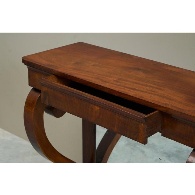 19th Century Empire Dutch Console Table with Integrated Mirror For Sale - Image 13 of 14