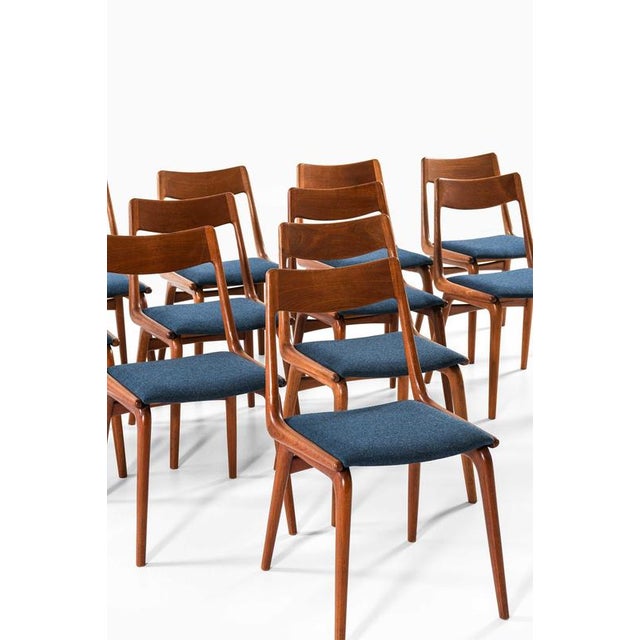 Teak Dining Chairs by Alfred Christensen, 1950s, Set of 14 For Sale - Image 3 of 10