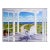 Early 21st Century "Pergola by the Sea" Poster by Carol Saxe For Sale