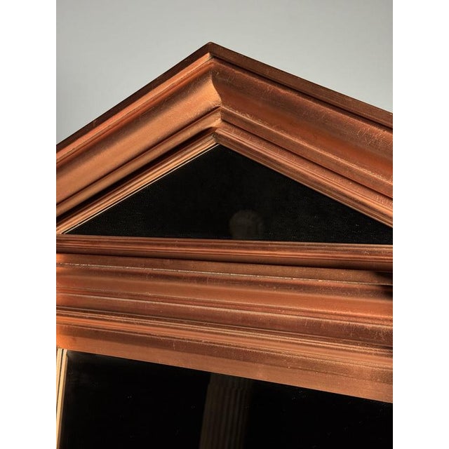 Neoclassical Mirror in Copper-Colored For Sale - Image 11 of 18