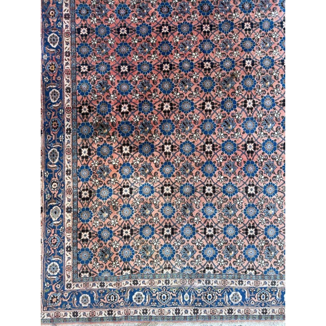 Large Vintage Fine Varamin Rug, 1970s For Sale - Image 3 of 18