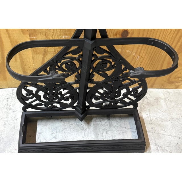 Christopher Dresser for Coalbrookdale, Cast Iron Aesthetic Movement Hall Stand For Sale - Image 9 of 12
