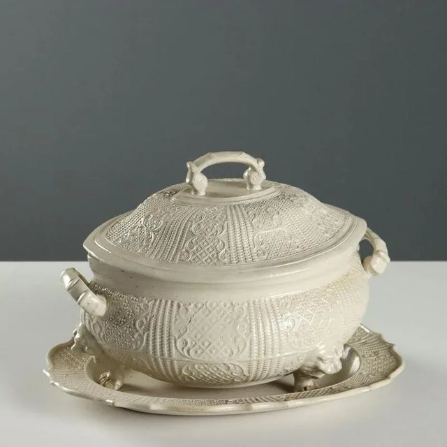 Tureen with Oval Plate in Earthenware For Sale - Image 12 of 12