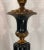 Dark Green 1950s Neoclassical Patinated Bronze Column Table Lamp by Crest Co For Sale - Image 8 of 12