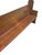 Mid 20th Century Carved Solid Oak Church Pew Bench With Cross Details – 75" For Sale - Image 11 of 17