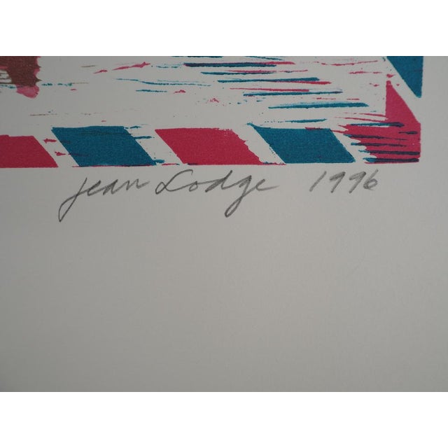 Jean Lodge, Growing Up, 1996, Original Woodcut For Sale - Image 7 of 8