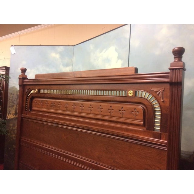 Item: Antique Victorian Bed (full size). Age & Condition: Circa 1890. Good condition. Rails may show some signs of age....