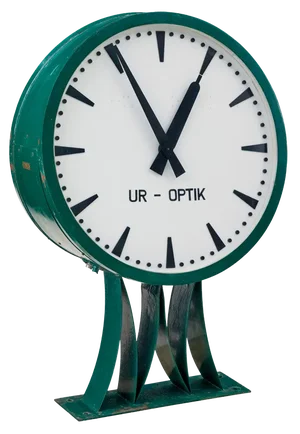 Mid-Century Modern Swedish Industrial Station Clock, 1963
