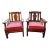 1950s Mid Century Armchairs With Cushions - Set of 2 For Sale