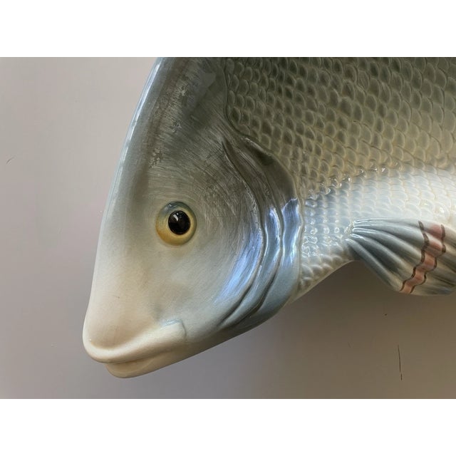 Mid-Century Modern Vintage MCM Fitz & Floyd Classics Fish Serving Platter For Sale - Image 3 of 5