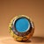 Vintage Chinese Gilt Copper Cloisonné "Garlic-Mouth" Floral Vase - 1360g For Sale - Image 9 of 10