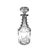 Antique Georgian Style Lead Oval Cut Crystal Decanter For Sale - Image 9 of 9
