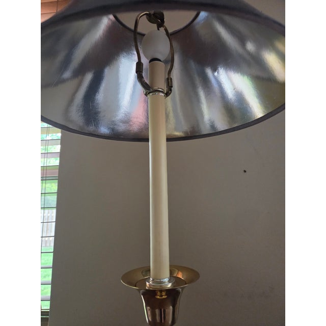 Vintage Barley Twist Brass Lamp For Sale In Indianapolis - Image 6 of 10
