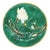 A Joesph Holdcroft Majolica Pond Lily Plate, Signed, English, Ca. 1875 For Sale