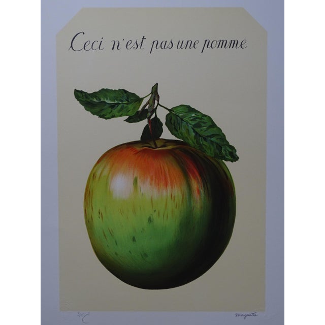 René Magritte, This is not an apple, 2010, Lithograph For Sale - Image 11 of 11