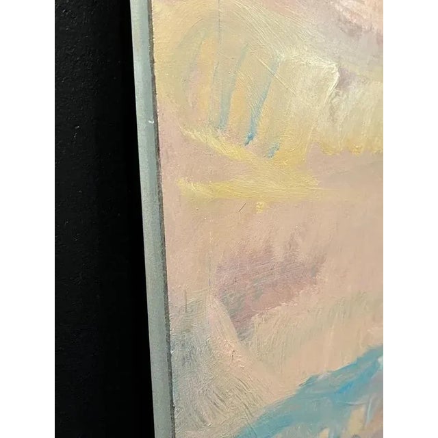 Jean Krille, Landscape 143, Oil on Masonite, 1986 For Sale - Image 10 of 12