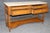 Louis XVI Style Brass Mounted Marble Top Two Tier Console Table For Sale - Image 4 of 16