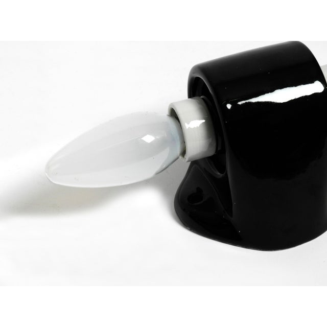 Large Mid-Century Modern Double Glass Ceramic Wall Lamp from Wilhelm Wagenfeld, 1950s For Sale - Image 11 of 13