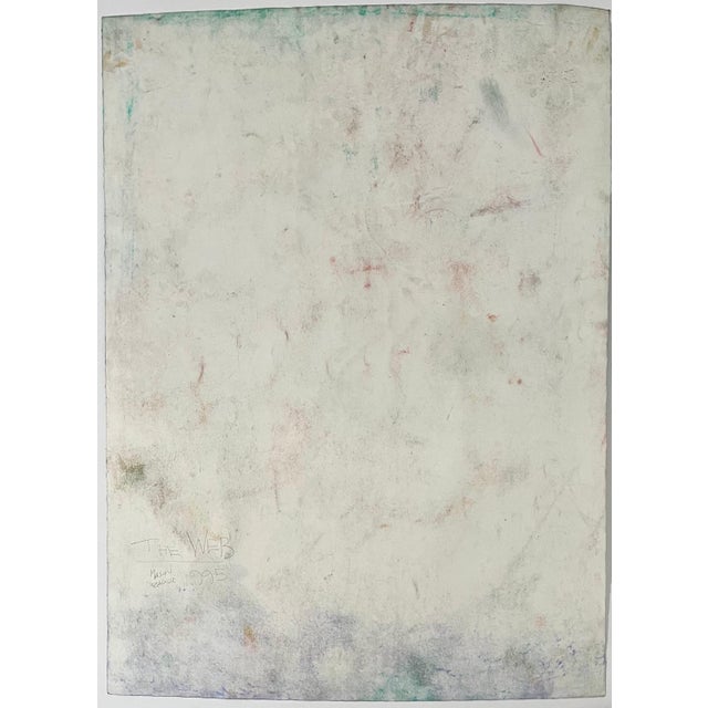 Mason Rader, Abstract Surrealist Spray Paint Mixed Media The Web Mason Rader, 1995 For Sale In Miami - Image 6 of 7