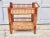 Vintage Bamboo Two Shelf Bart Cart For Sale - Image 11 of 11