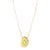 Mid 20th Century Bone Pendant Inlaid With Very Clean Robins Egg Blue Turquoise Stone on Liquid Silver Chain For Sale