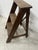 Three-Step Library Staircase in Patinated Beech, 1900s For Sale - Image 4 of 9