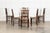19th Century Farmhouse English Oak Harlequin Rush Spindle Back Dining Chairs, 1880, Set of 6 For Sale - Image 6 of 13