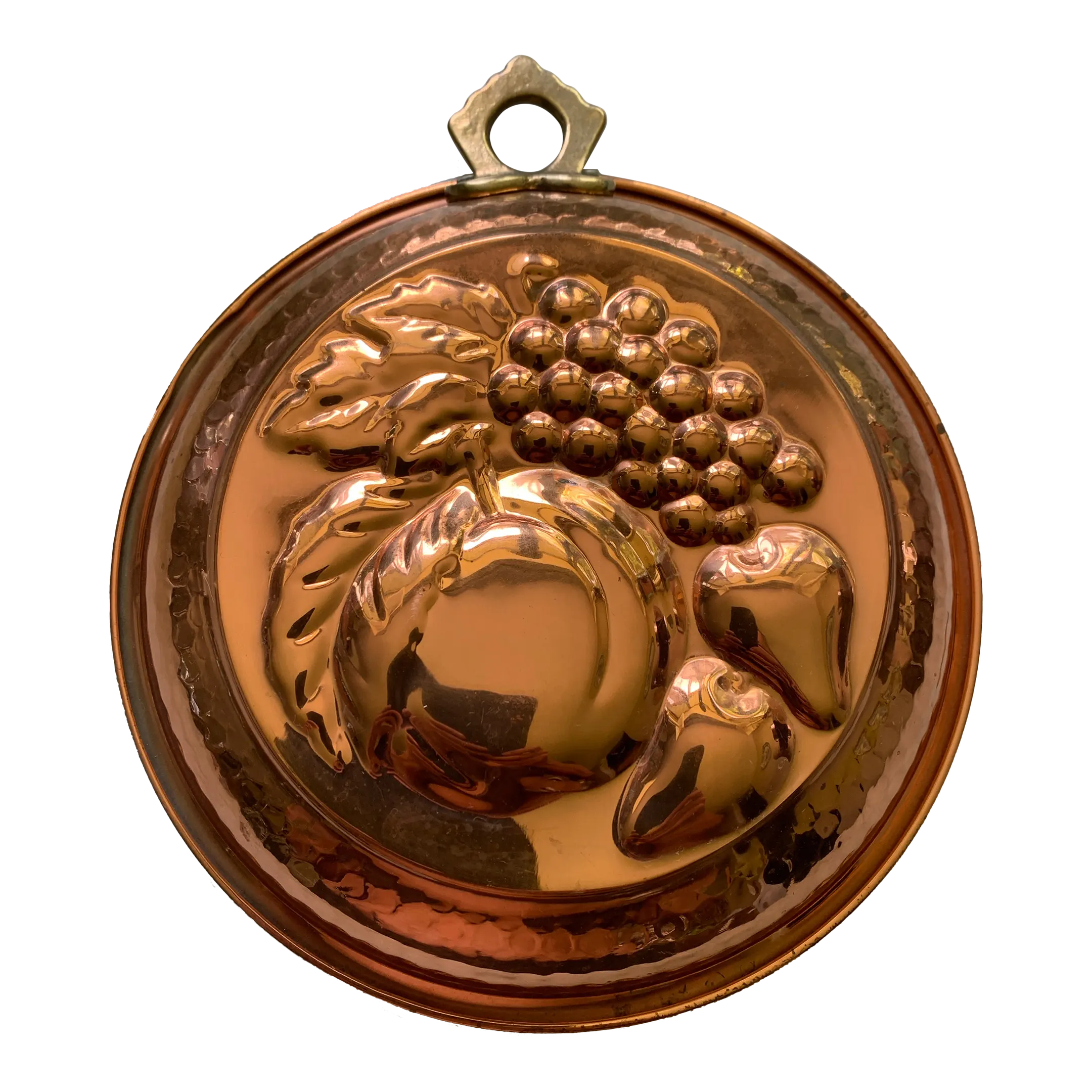 Vintage Copper Kitchen Mold Fruit | Chairish