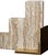 Not Yet Made - Made To Order Matthew Izzo Home Steps Natural Travertine and Brass Stair Bookends - Pair For Sale - Image 5 of 5