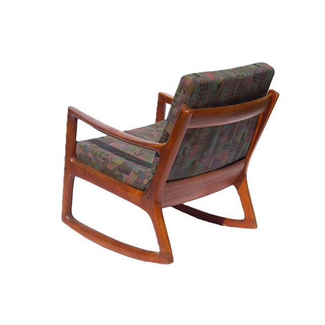 Ole Wanscher (Danish, 1903-1985) for France & Søn Mid-Century Rocking Chair, Danish, c. 1960, retailed by John Stuart,...