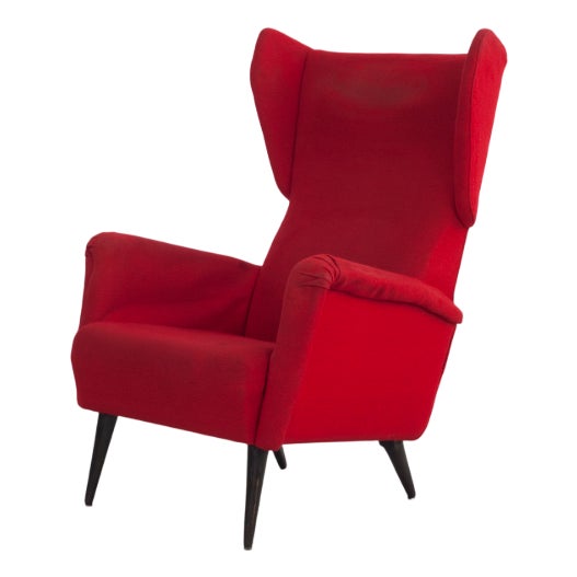 Mod. 820 Armchair by Gio Ponti for Cassina, Hotel Royal, Naples, Italy, 1950s For Sale