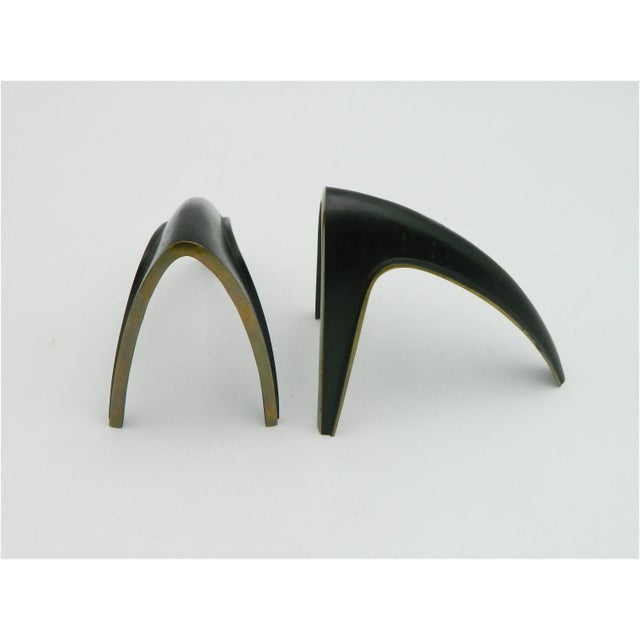 Modern Brass Bookends by Richard Rohac, 1950s, Set of 2 For Sale - Image 13 of 13