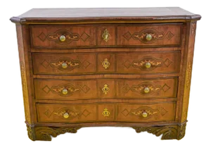 Antique Chest of Drawers with Inlays