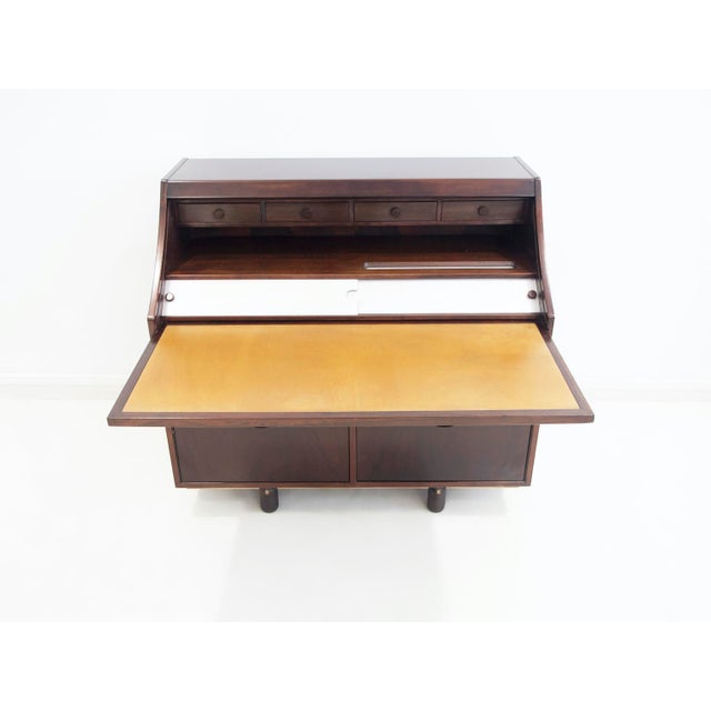 Metal Wooden Secretaire by Gianfranco Frattini for Bernini, 1960s For Sale - Image 7 of 18