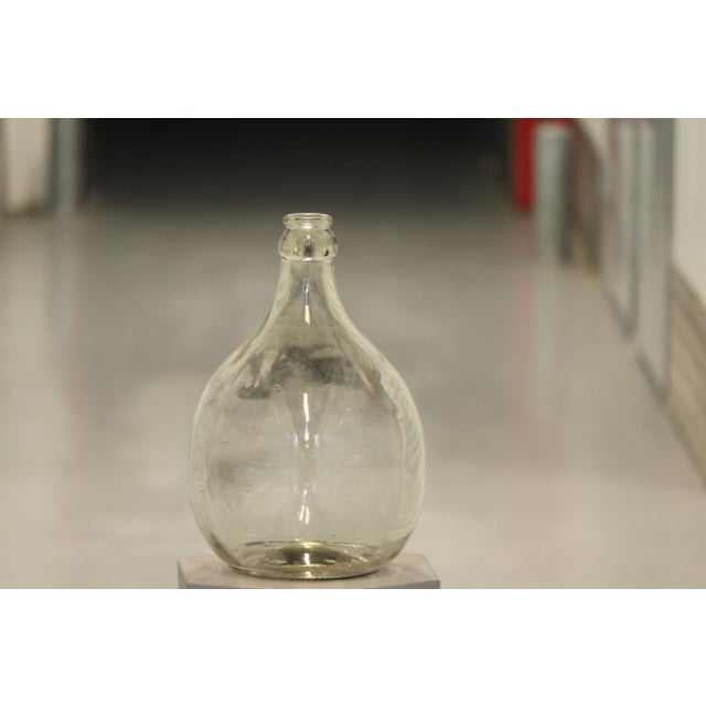 Demijohn Glass Bottle Decorative Floor Vase Wine Lemonade Barware Bar Ambrosio clear glass dame Jeanne bottle Dimensions:...