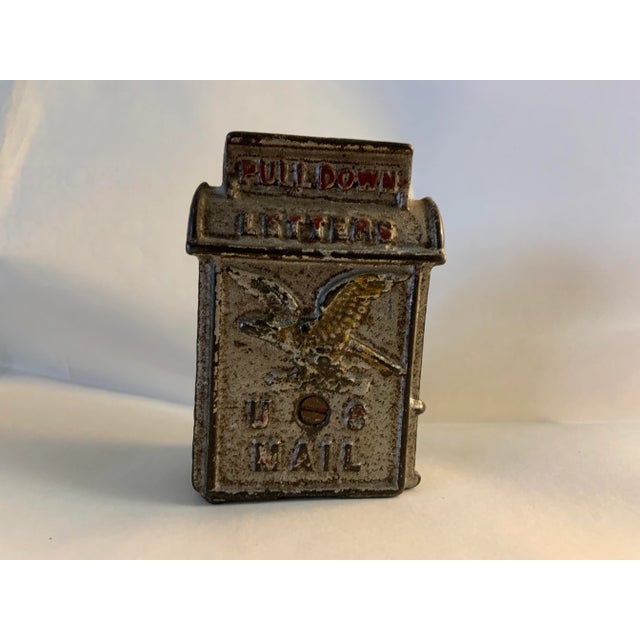 Antique Post Office Mail Box Still Bank For Sale - Image 4 of 8