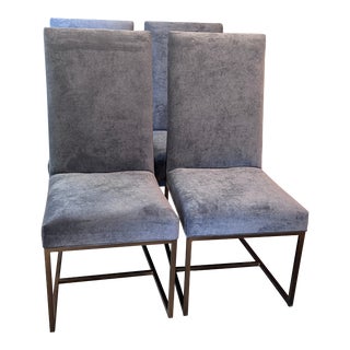 Set of 4 Mitchell Gold + Bob Williams Gage Chairs For Sale