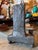 Brutalist Ritualistic Pagan Small Altar Totem Piece of Horned Deity With Candle Holders & Chalice For Sale - Image 9 of 10