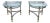 Pair of demi-lune Maison Baguès or Jansen style side or drink tables in chrome brass and glass, manner of Mastercraft,...